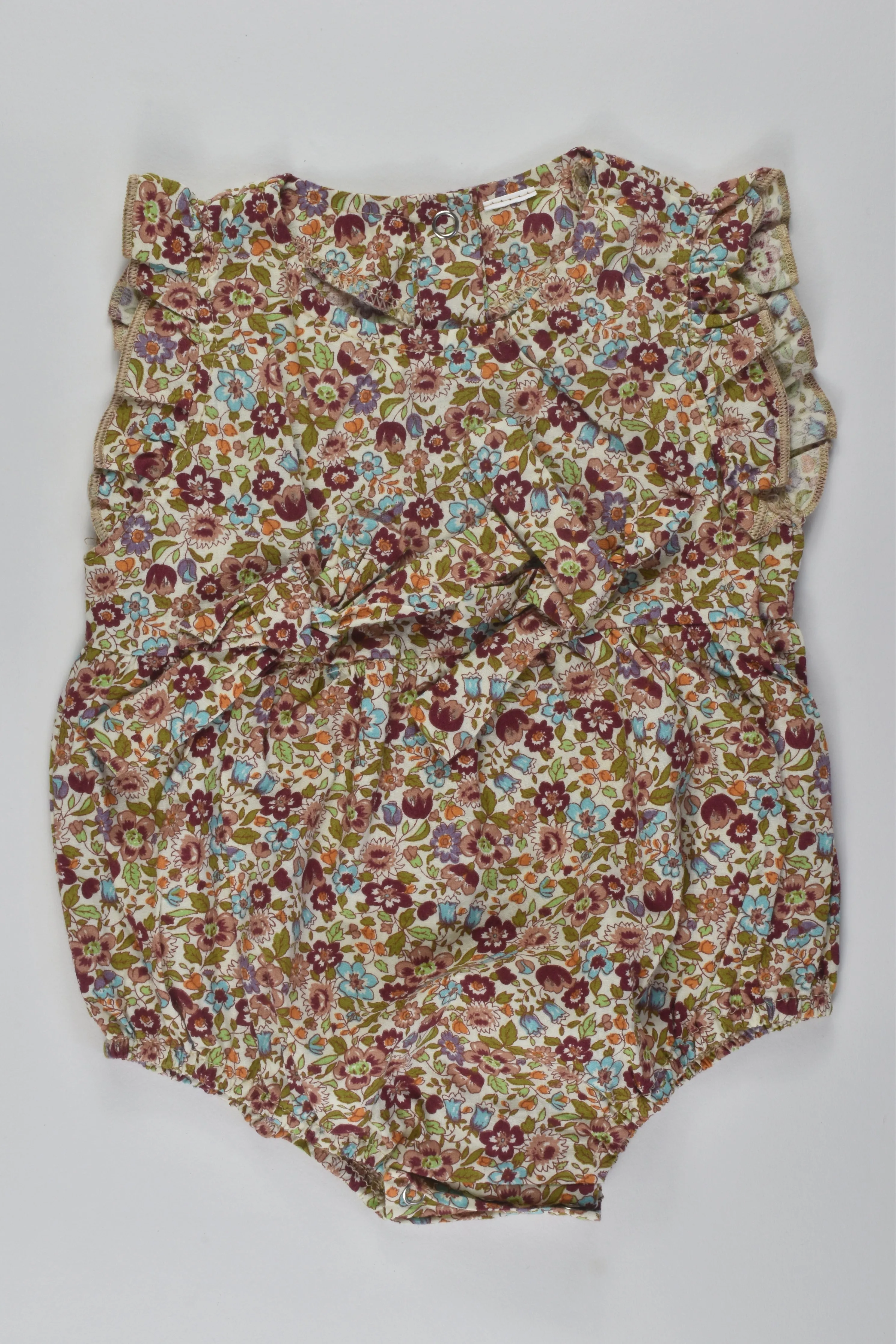 Brand Unknown Size 1 Floral Romper