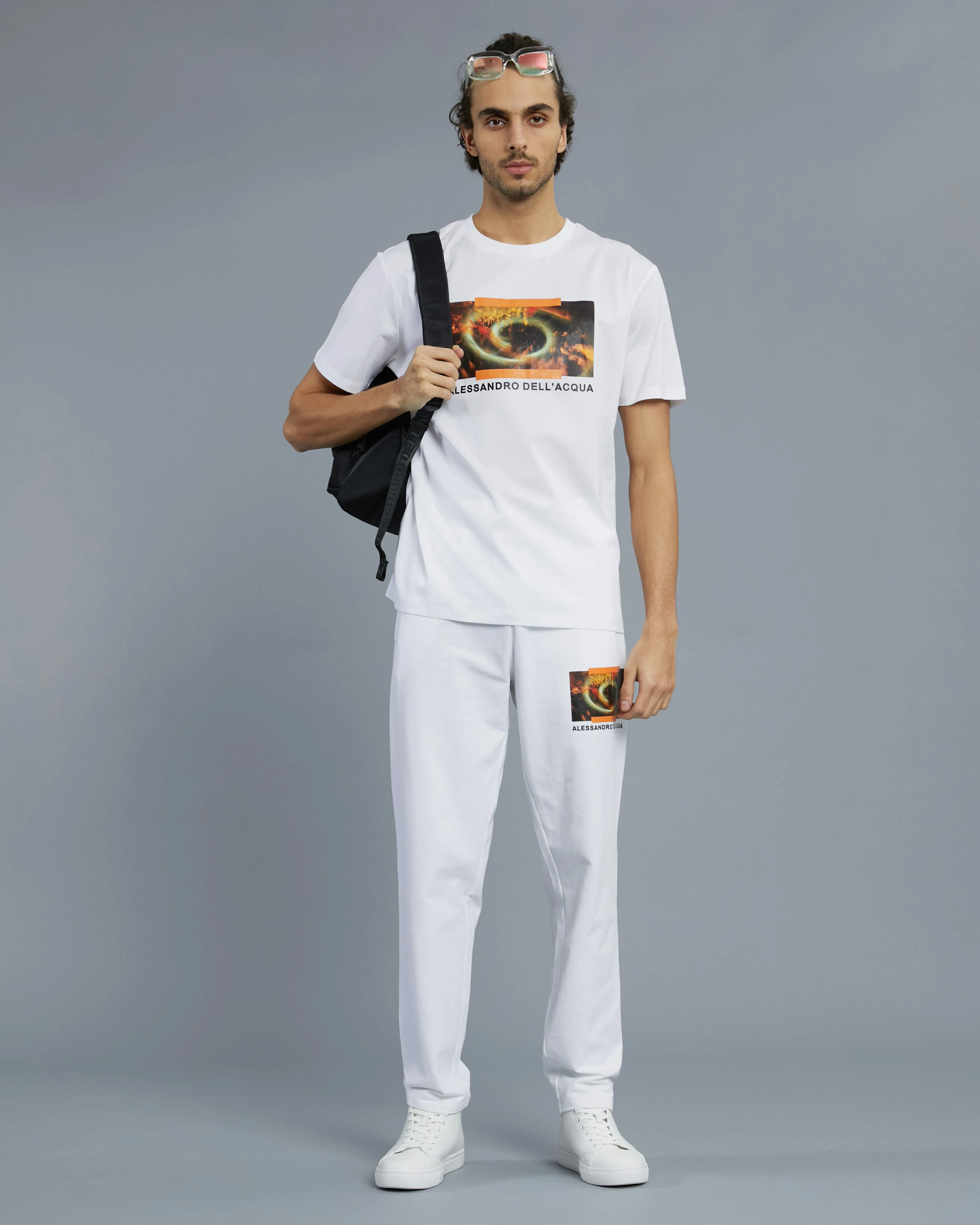 Graphic and Brand Print T-Shirt