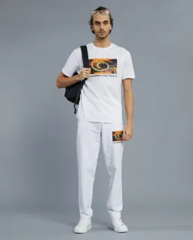 Graphic and Brand Print T-Shirt