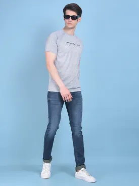 Grey Brand-Logo T-Shirt
