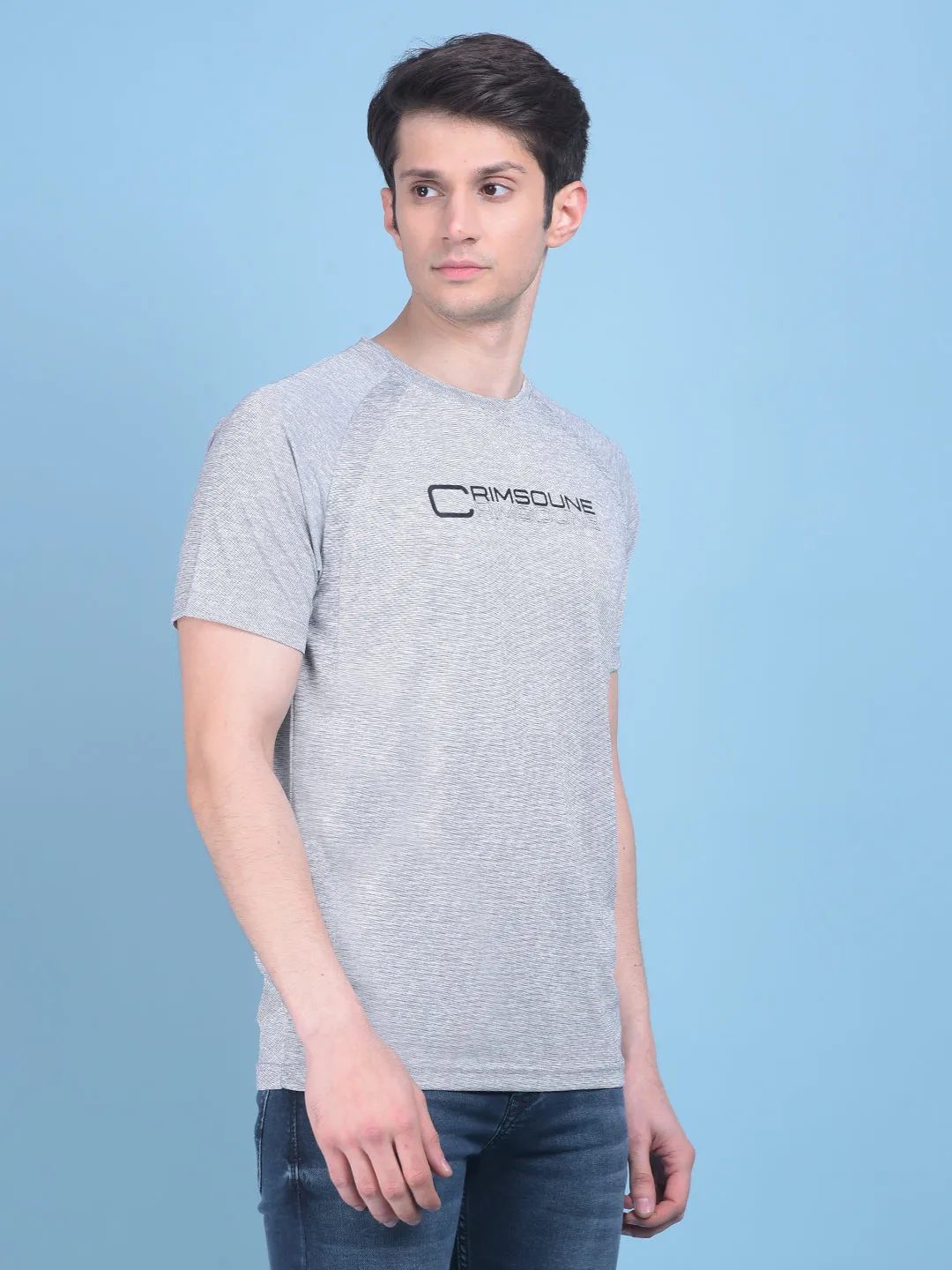 Grey Brand-Logo T-Shirt