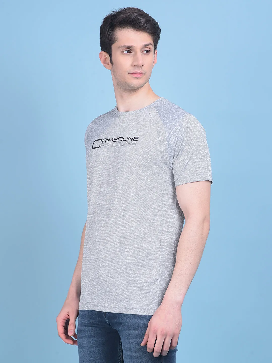 Grey Brand-Logo T-Shirt