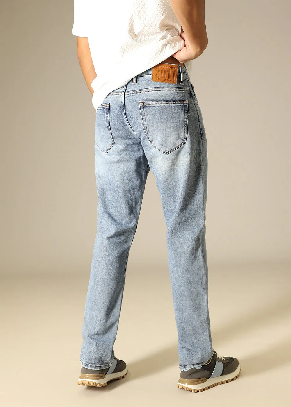 Ice Blue Wash Denim