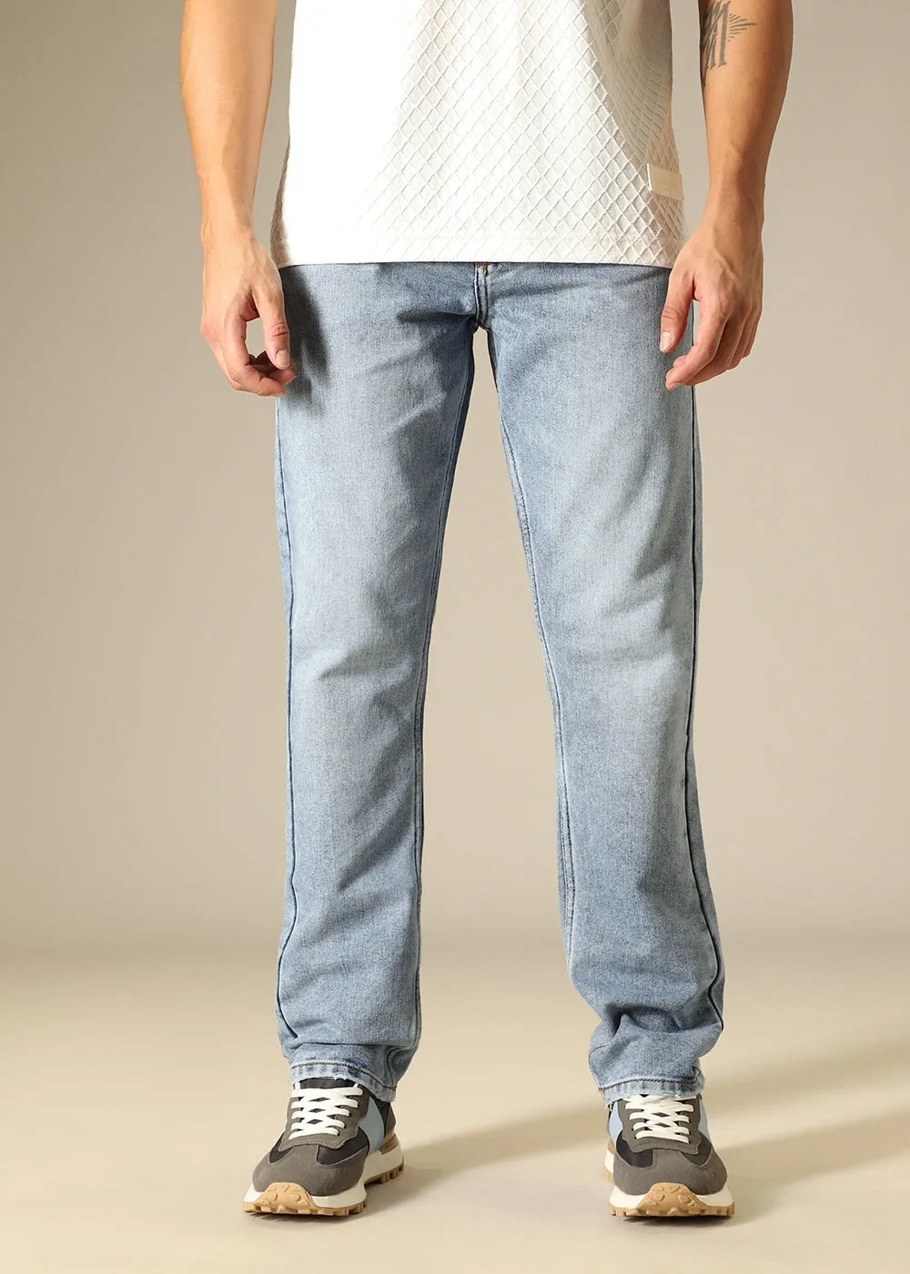 Ice Blue Wash Denim