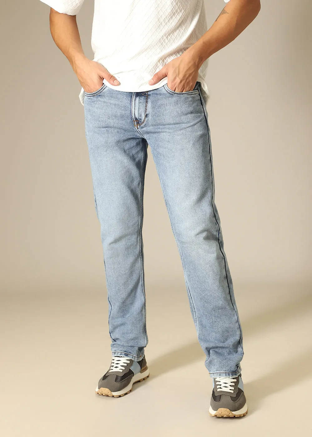 Ice Blue Wash Denim
