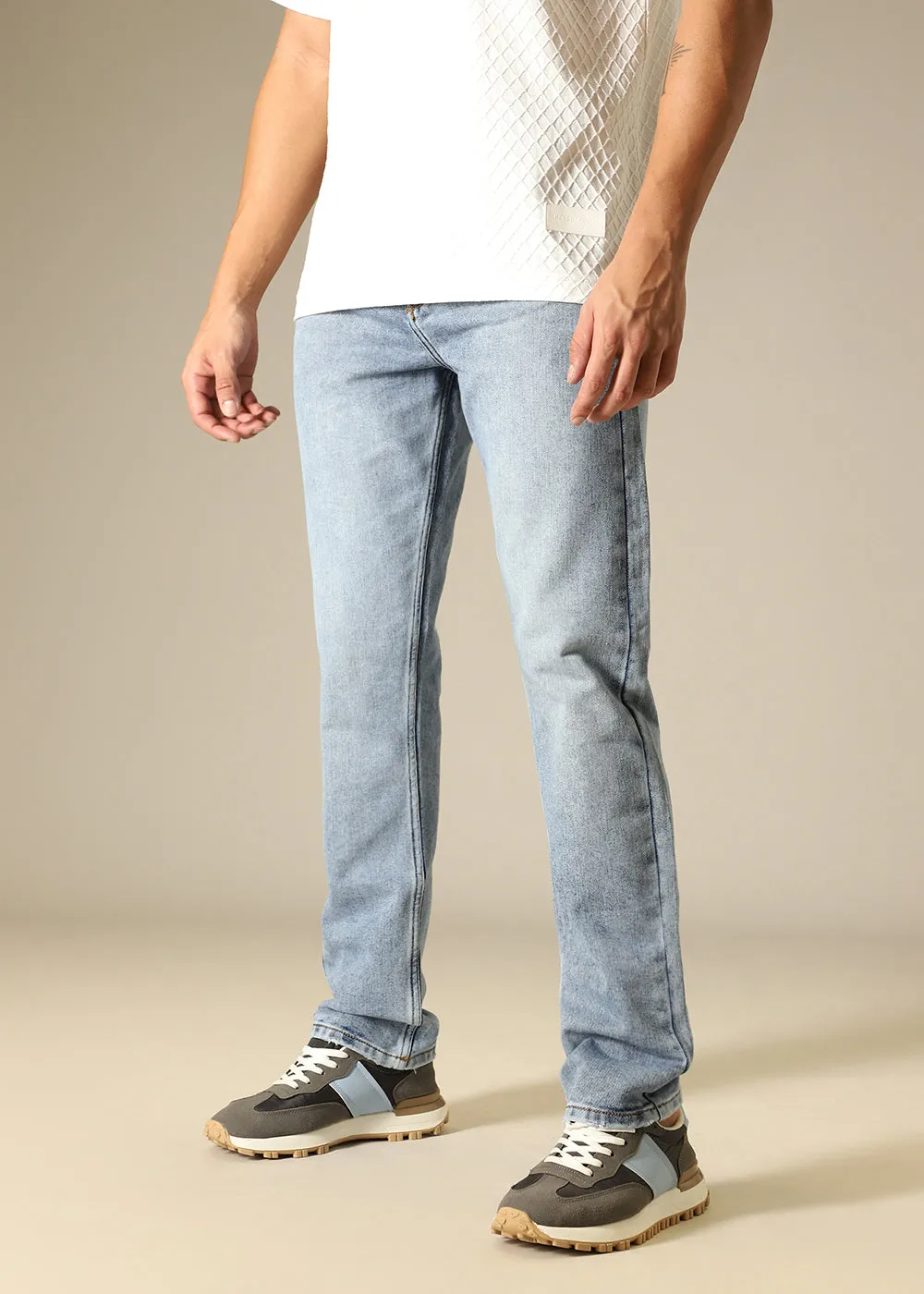 Ice Blue Wash Denim