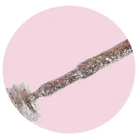 Mitty Platinum Glitter Gel Polish - Silver Dreams